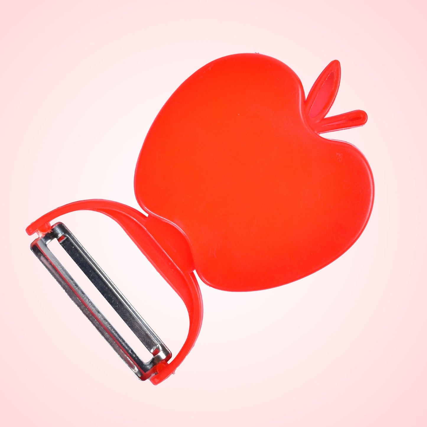 Apple-Shaped Folding Peeler – Compact & Easy Veg Peeling
