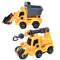 Engineering vehicles Nut Assembly Vehicle Toy, DIY Nut Assembly Vehicle Model Toy Highly Simulation Children Kids Car Model Toy Set (2 Pc Set)