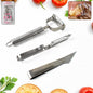 3 In 1 Stainless Steel Vegetable and Fruit Peeler Set (3 Pcs Set)