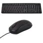 Wired USB Keyboard 107 Keys & Mouse Set (2 Pc Set)
