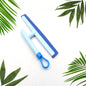 Window cleaner with soft rubber blade