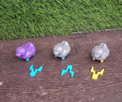 Small push back duck toy, Ejectable spring tail duck, Small DIY duck Toy