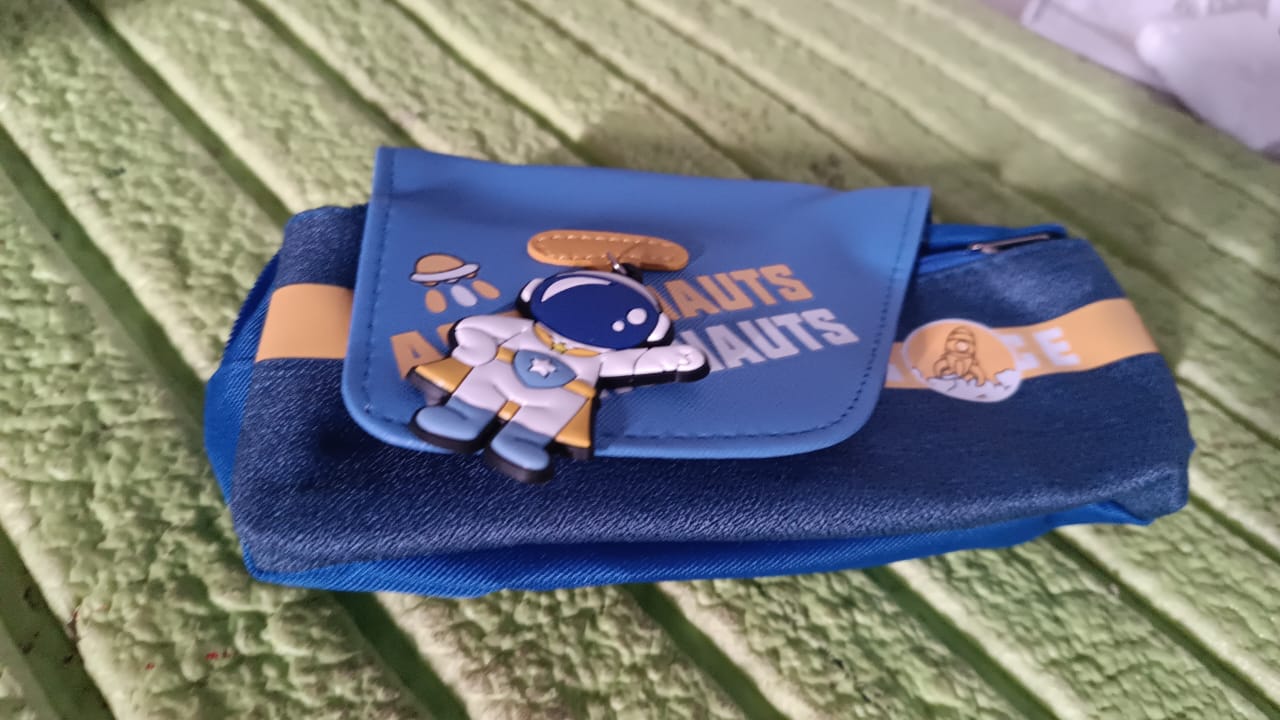 Pencil Pouch With Zipper (1 Pc / 2 Compartment )